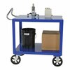 Vestil Ergo Handle Cart, Steel, 2 Shelves, 2400 lb DH-MR2-2436